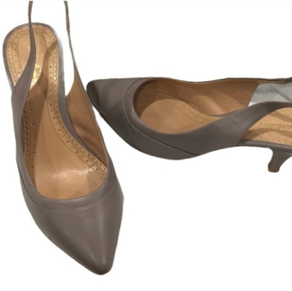 Brooks Brothers Gray Women's Pumps, Size 9 - Picture 1 of 6